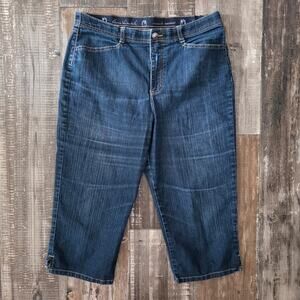 Gloria Vanderbilt Stretch Waistband Capri Jeans Women's 12